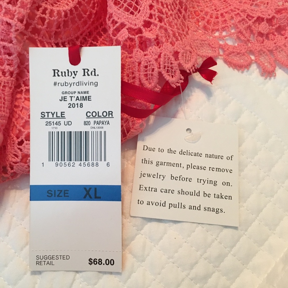 Ruby Rd Lace Top - Picture 4 of 5